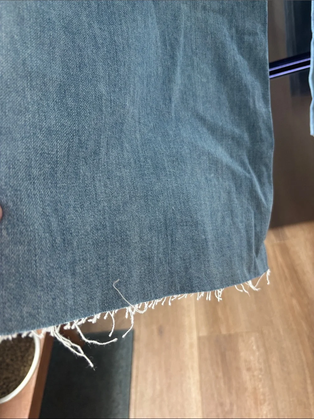 Hidden Denim Distressed Light Blue Wide-Leg Jeans - Picture 5 of 5